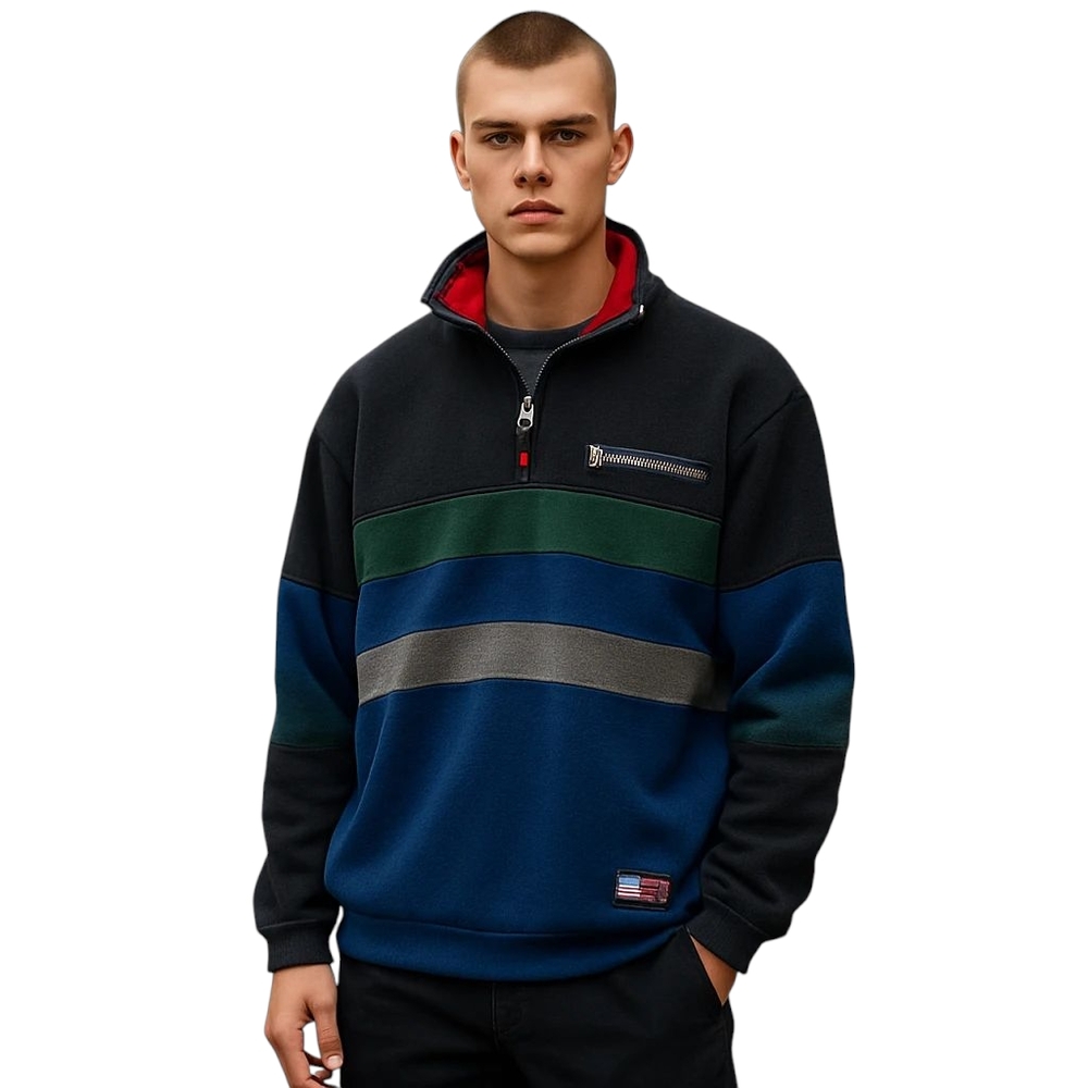 Vintage Tommy Hilfiger Outdoors 1/4 Zip Fleece Sweatshirt